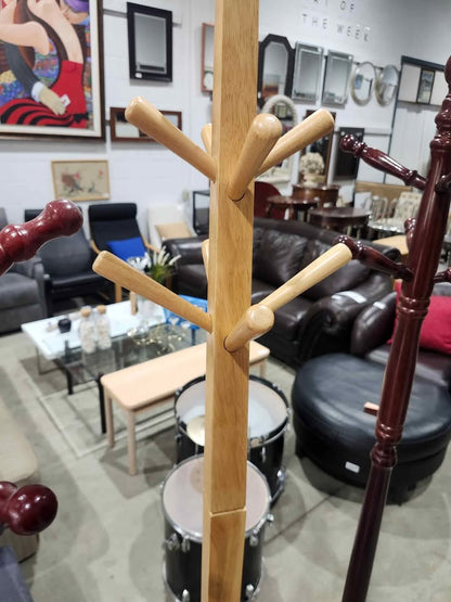 6ft Wooden Coat Racks - 3 Available