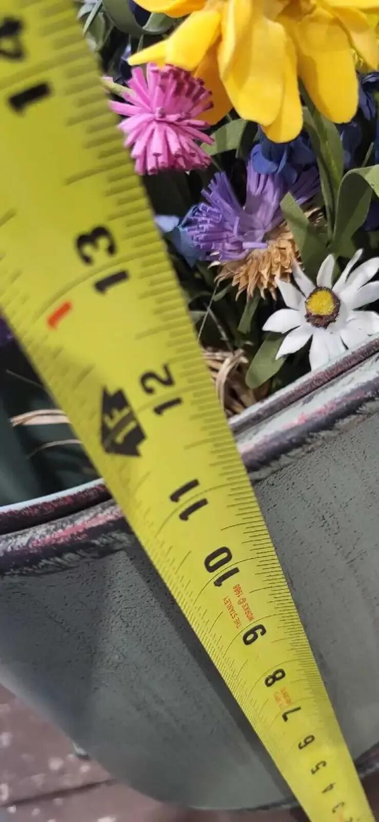 Metal Tub Planter with Faucet Accent 2ft