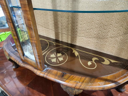 Vintage Wooden/Glass Display Cabinet