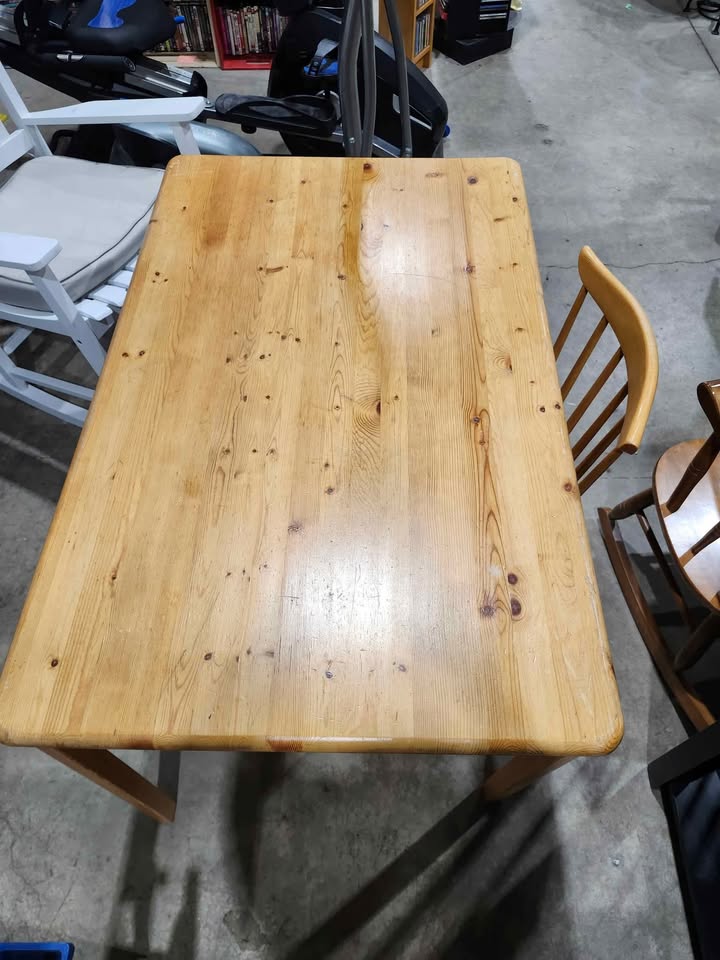 Wooden Dining Table and Chair Set