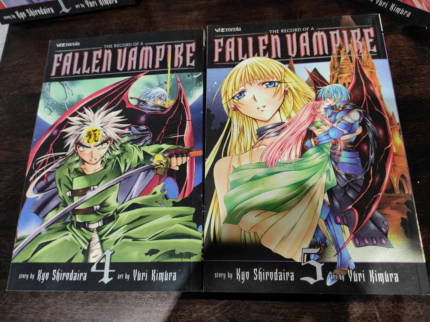 Manga The Record Of A Fallen Vampire Volumes 1-5