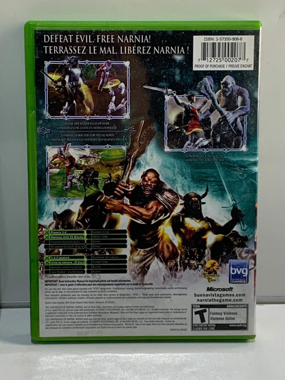 Lot of 2 Xbox 360 Games, Narnia & BIOSHOCK 2 RAPTURE