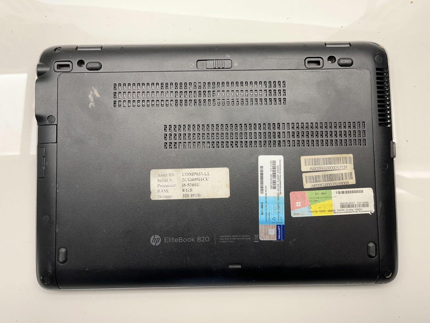 HP elitebook 820 i5 5300U FOR PARTS