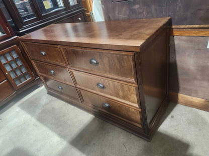 Franklin & Ben Double Wide Dresser in Rustic Brown