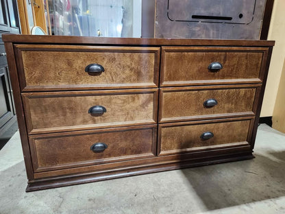 Franklin & Ben Double Wide Dresser in Rustic Brown
