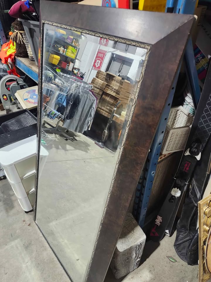 Large Framed Full Length Wall Mirror