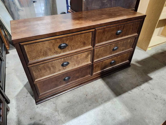 Franklin & Ben Double Wide Dresser in Rustic Brown