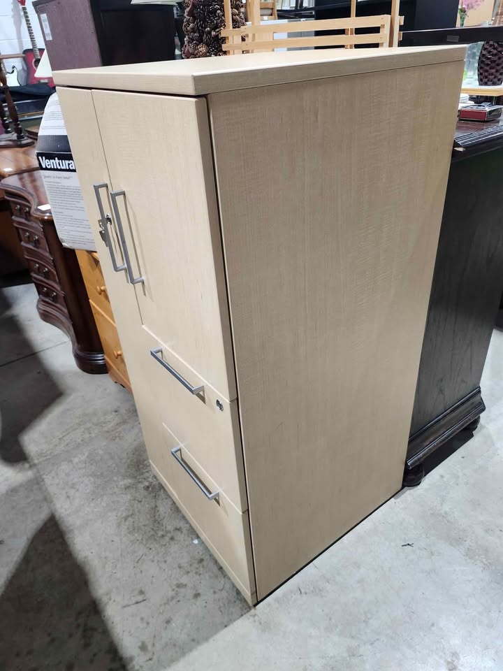 Large Office File Cabinet with Drawers & Storage