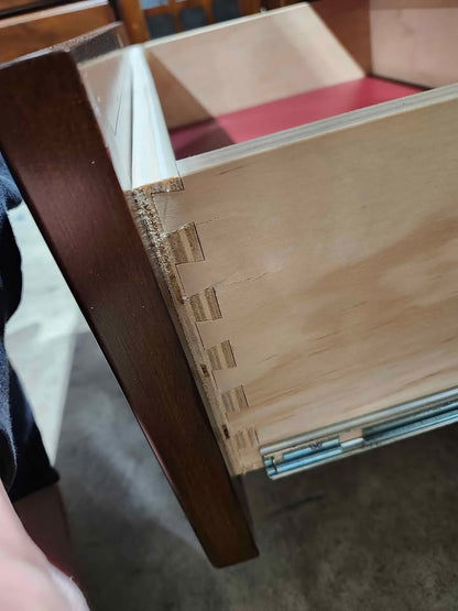 Franklin & Ben Double Wide Dresser in Rustic Brown