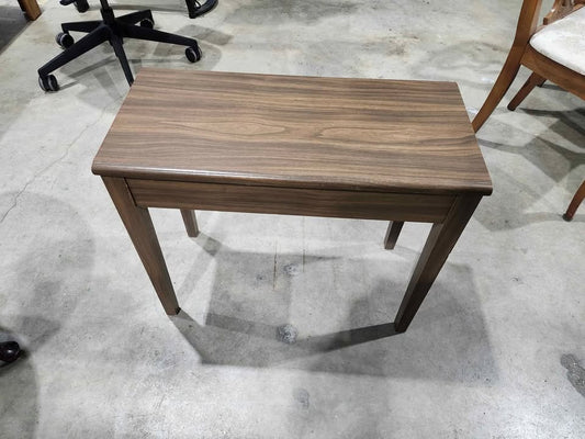 Wood Side Table with Storage