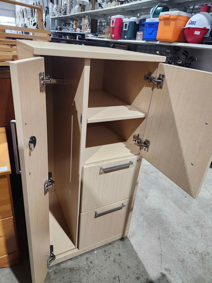 Large Office File Cabinet with Drawers & Storage