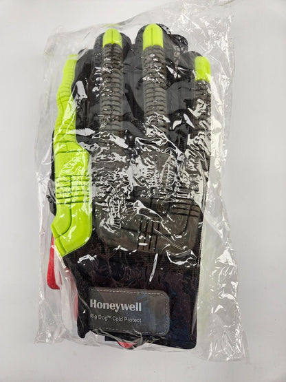 Honeywell Green Rig Dog Xtreme Gloves, ANSI A6, Slip-On, 10/XL