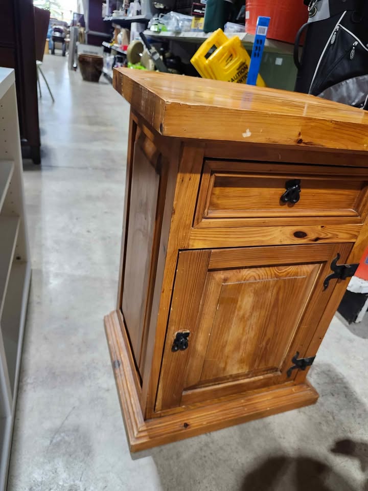 Wood Nightstand