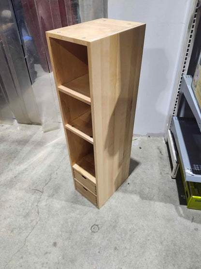 Small Wooden Shelving Unit with Drawers