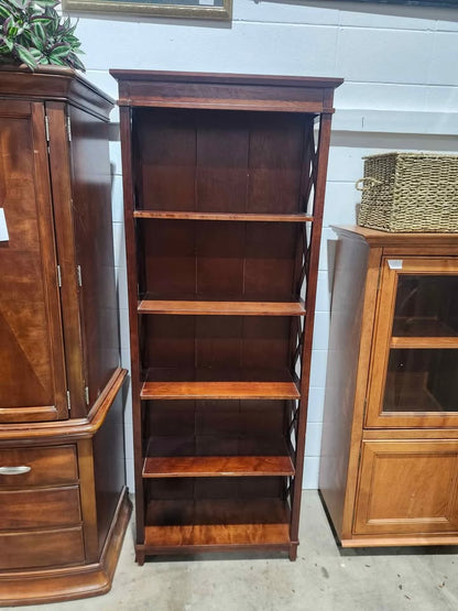 Wooden X 5-Tier Bookcase