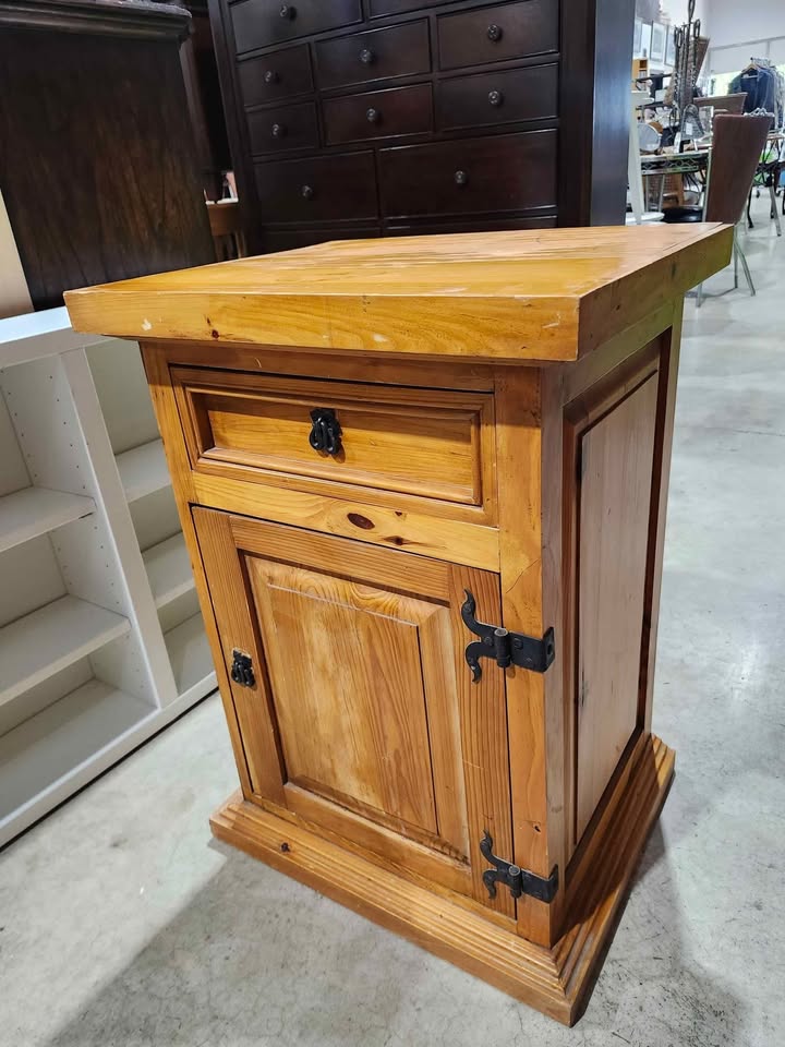 Wood Nightstand