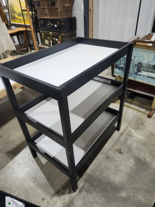 Ikea Black & White 3-Tier Change Table