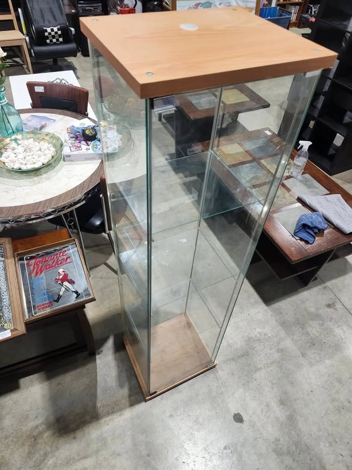 Detolf Display IKEA DETOLF glass-door display cabinet – Rebound Centre