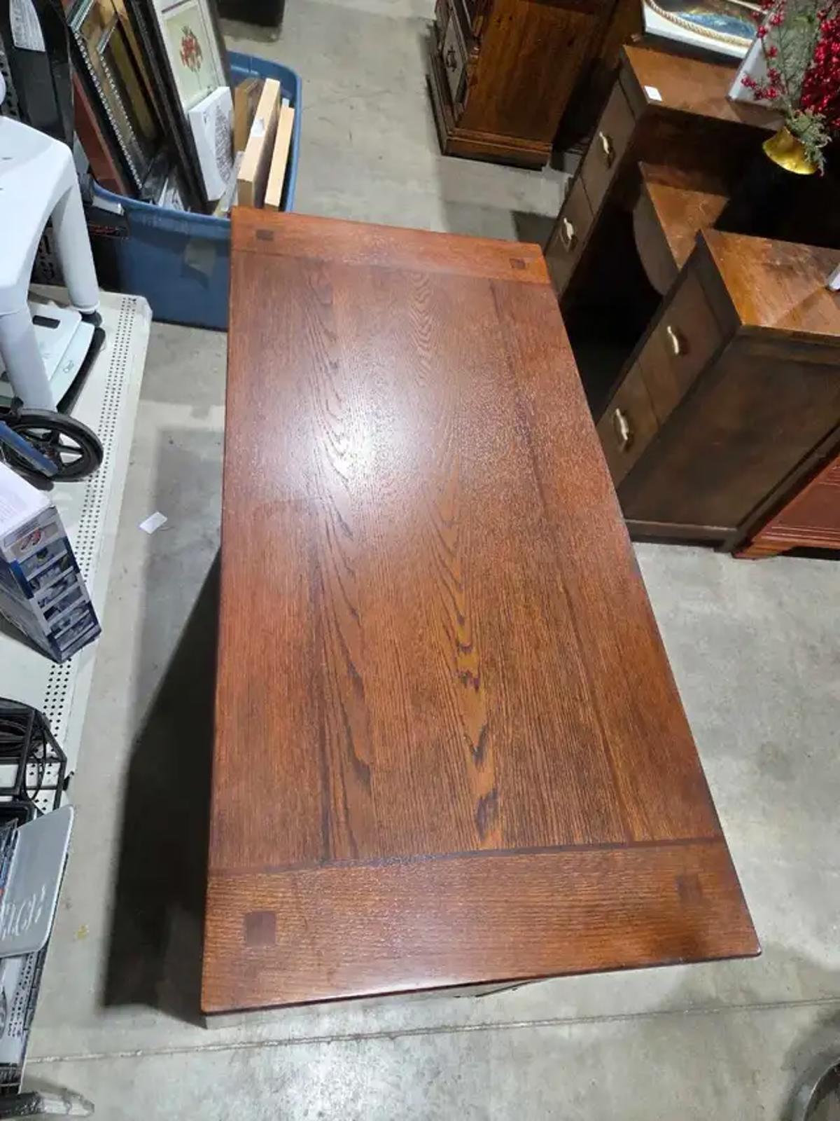 Ashley Signature Oak TV Stand