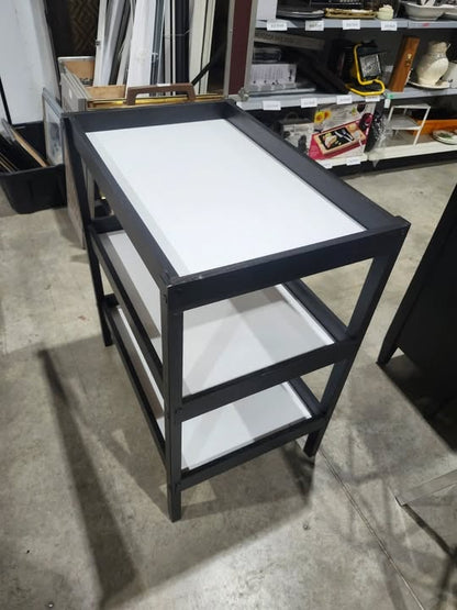 Ikea Black & White 3-Tier Change Table