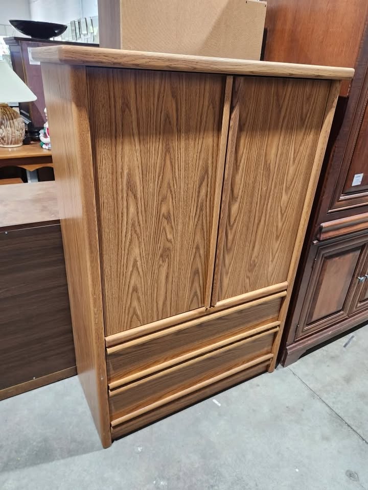 Palliser Oak Effect Armoire with Drawers