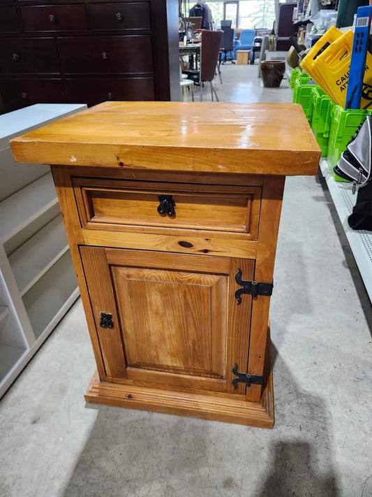 Wood Nightstand