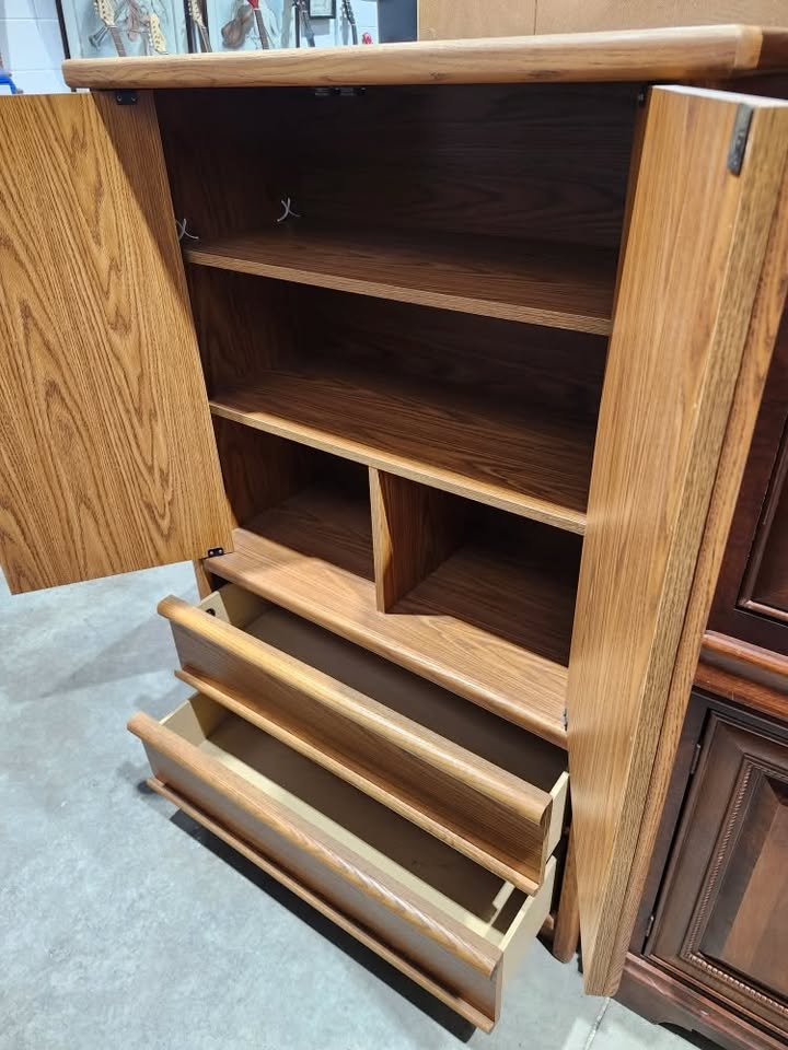 Palliser Oak Effect Armoire with Drawers