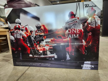 Toyota F1 Racing Team Framed Wooden Print