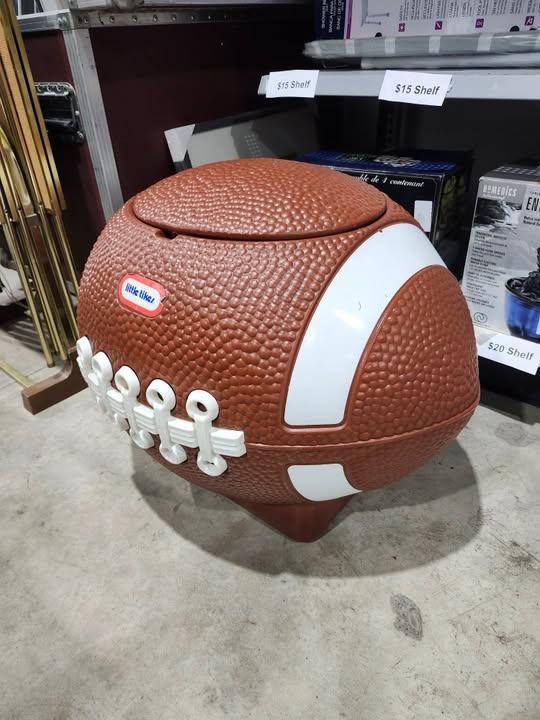 Vintage Little Tikes Football Toy Box -1975