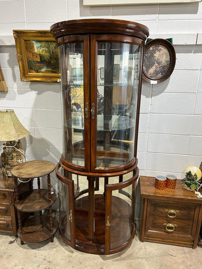 Half Moon Curio Cabinet