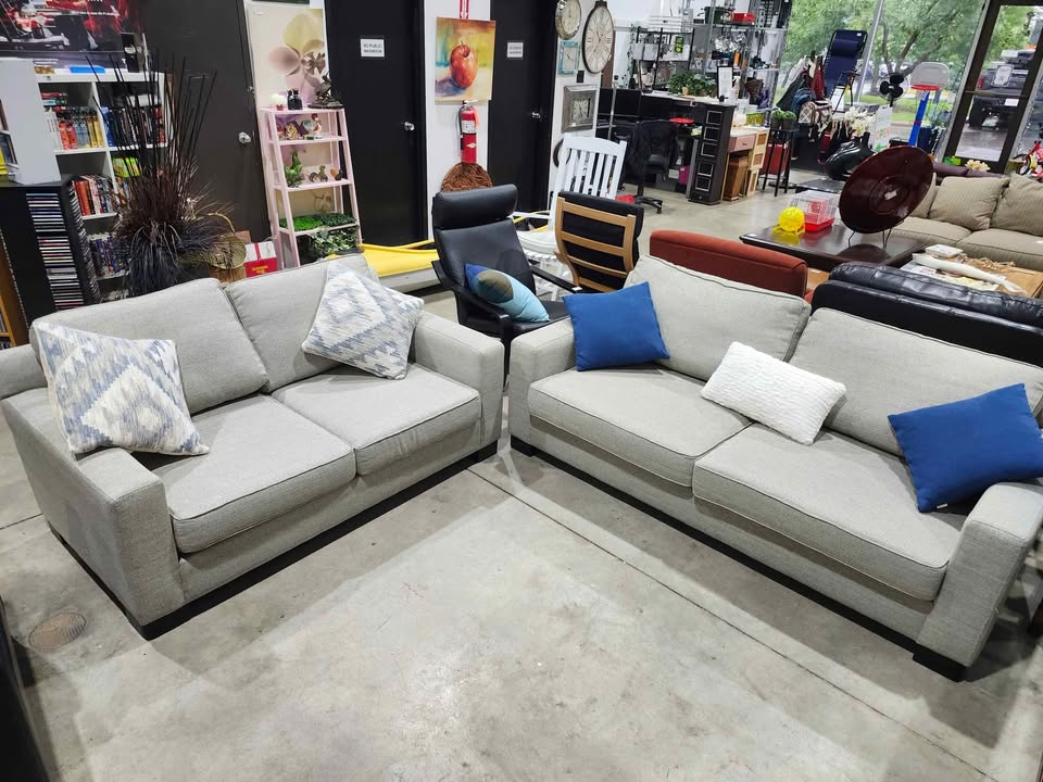 Ashley Altari Sofa & Loveseat Set - Almost New