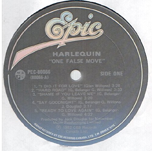 Intriguing Soundscape: Harlequin's 'One False Move' Vinyl