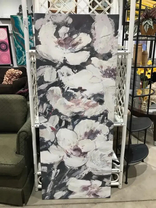 Abstract Floral Canvas Wall Art 5ft by 2ft