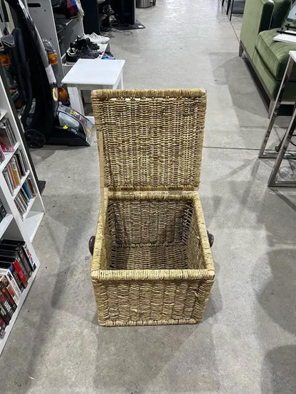Wicker Storage Trunk