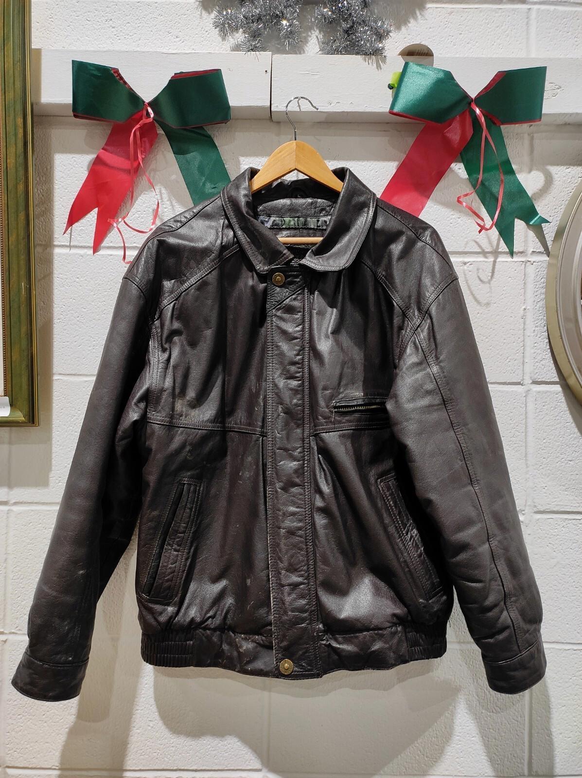 Vintage 90s Cricketeer Bomber Pilot Jacket Size L
