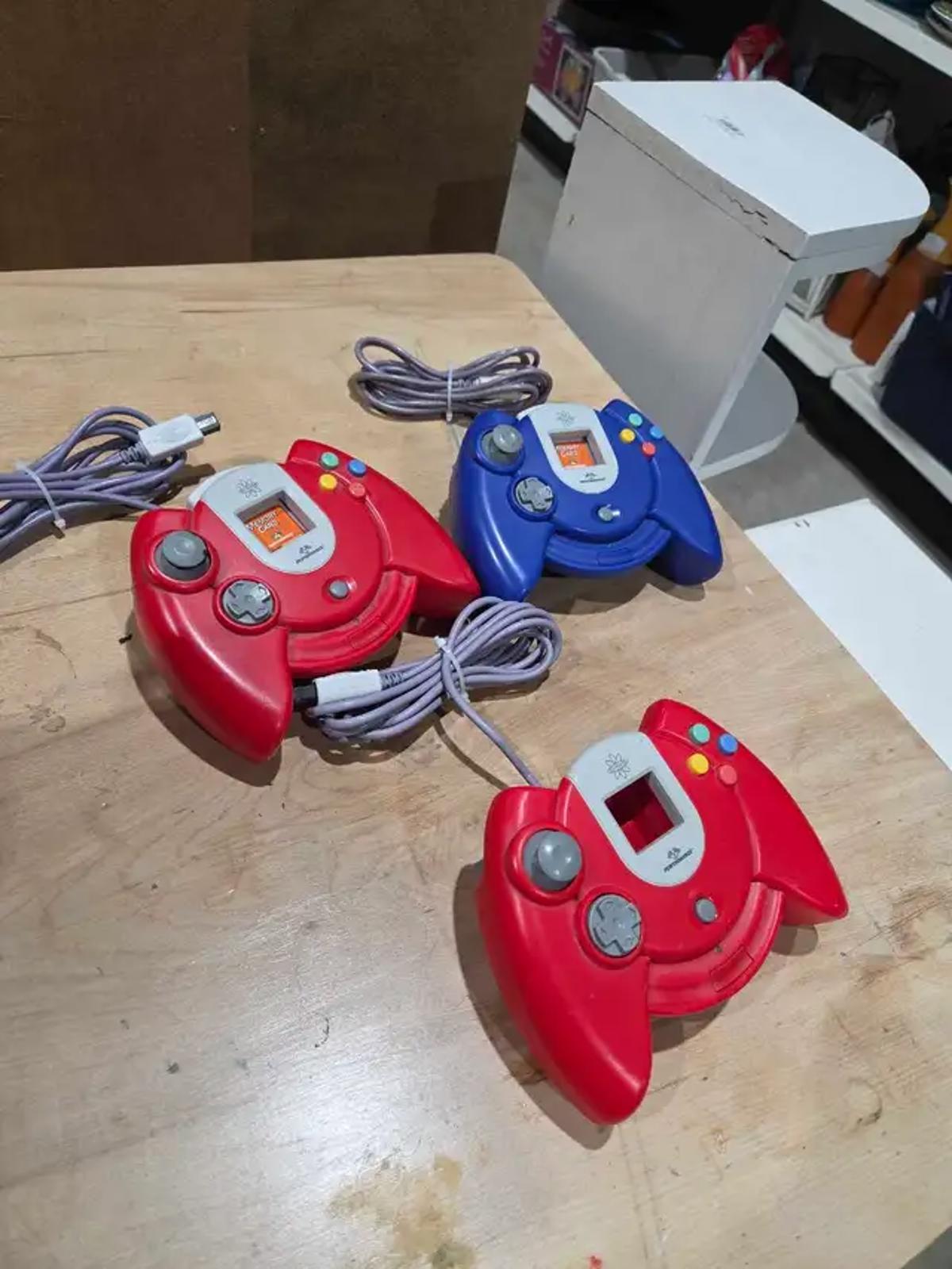 Sega Dreamcast Controllers - 3 Available