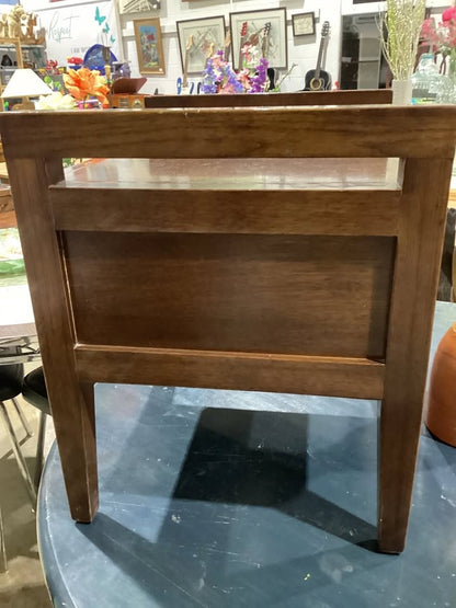 Wooden Nightstand with Drawer