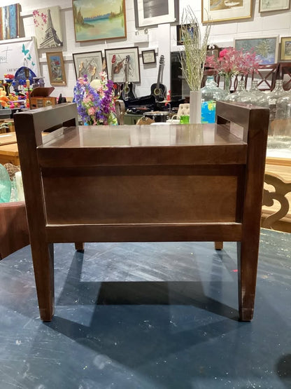 Wooden Nightstand with Drawer