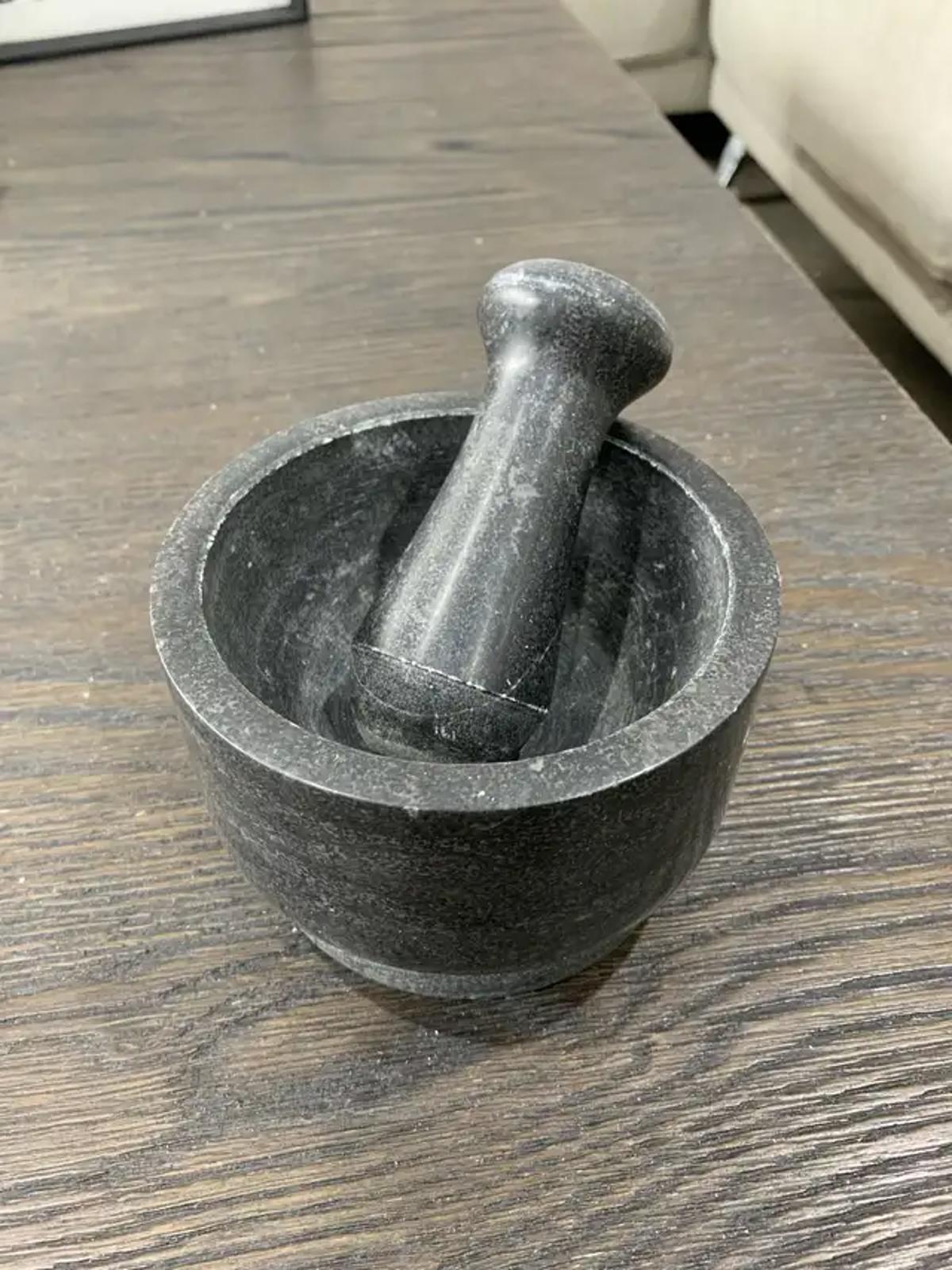 Marble Mortar Pestle