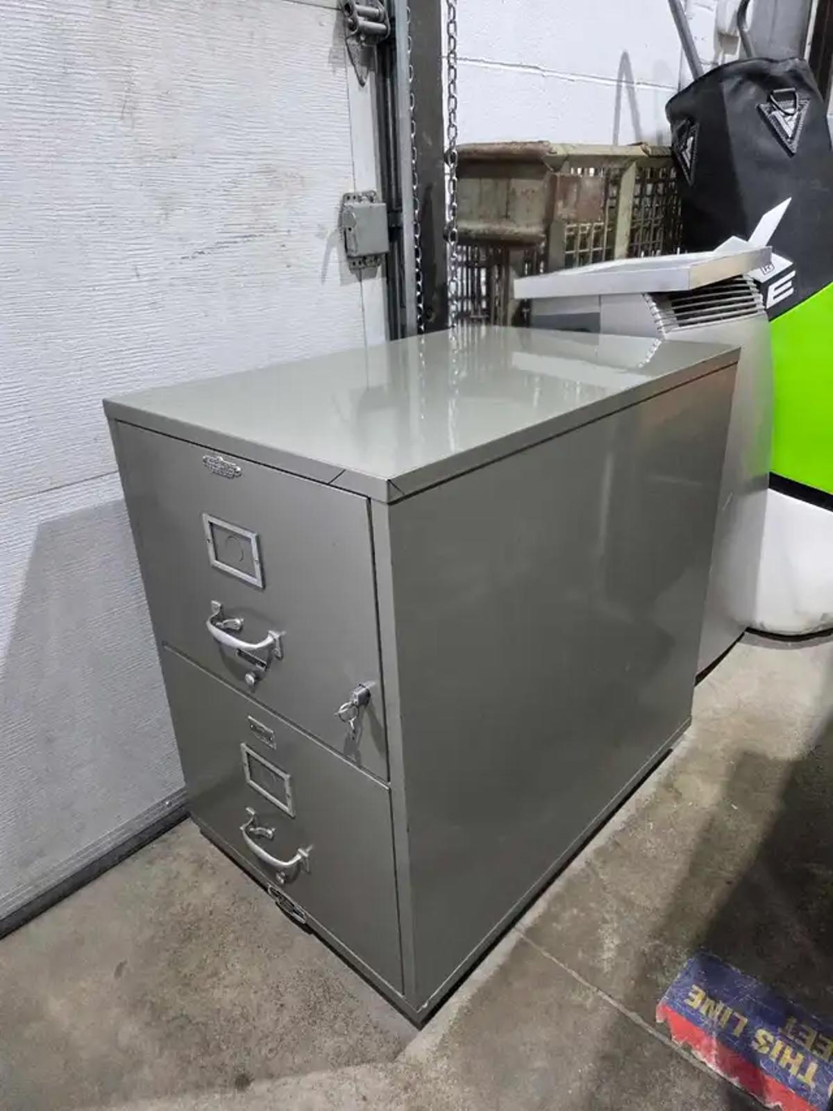 Remington Rand Fire Insulated File Cabinet