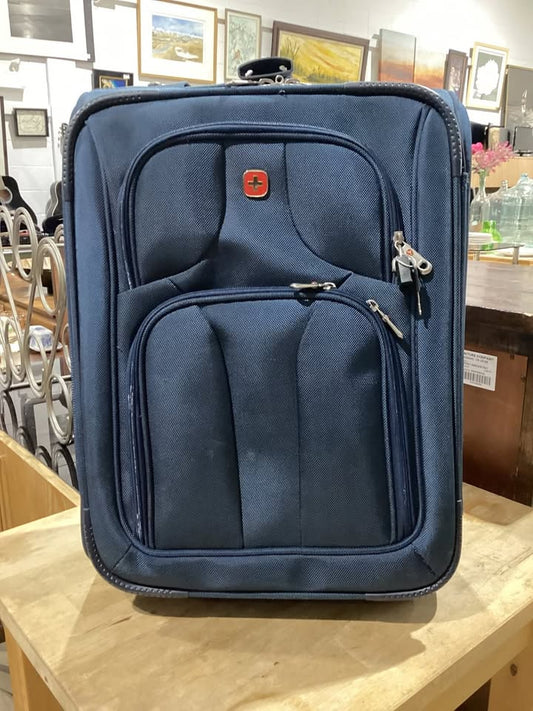 SwissGear Blue Carry-On Suitcase
