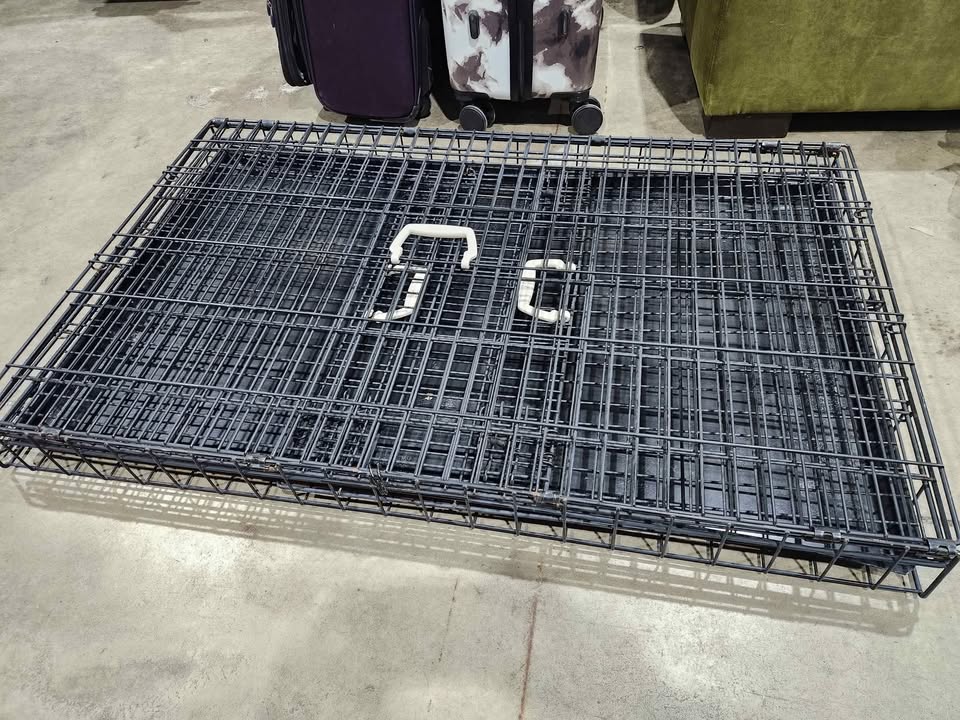 Large Black Wire Dog Crate