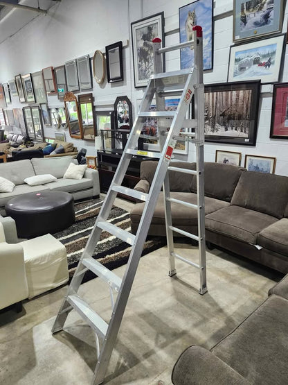 BON Extendable Aluminum Ladder - 7ft to 11ft