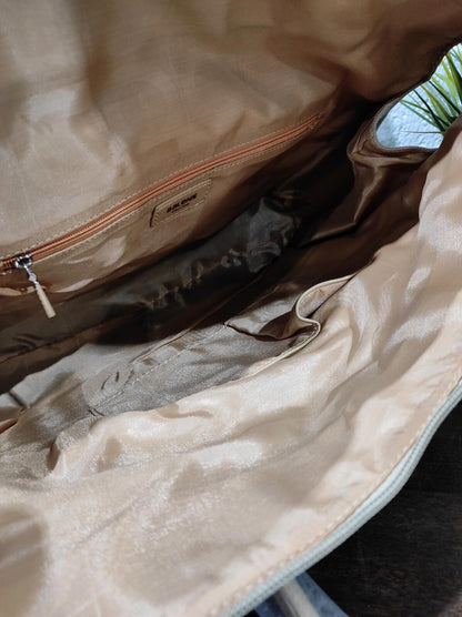 Baleno Collection Beige Tote Hand Bag