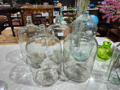large 6 gallon glass bottles - 5 available