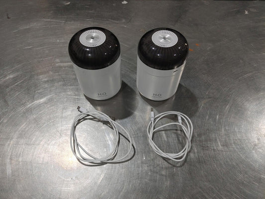 Good Condition Pair of Mini Humidifiers Model WH-02 With Power Cables Working