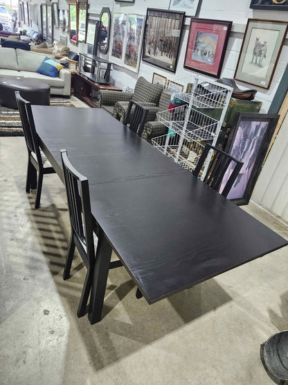IKEA BJURSTA Exandable Dining Table & 4 Chairs