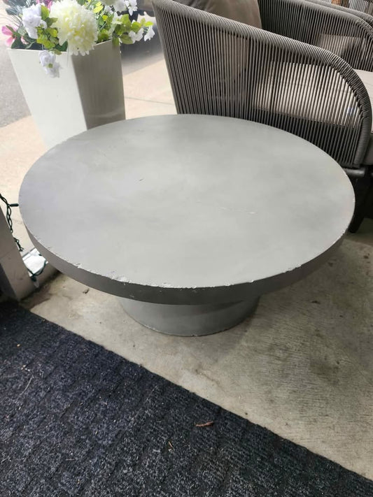 Concrete Round Side Table