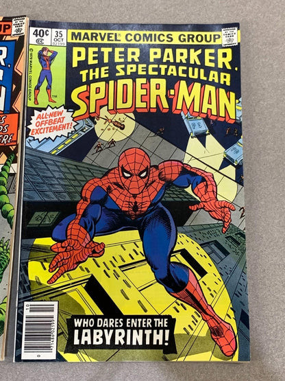 Lot of 2 Marvel Comics - The Spectacular Spider-Man #34 & #35