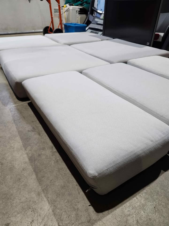 West Elm Sofa Cushions - Light Grey